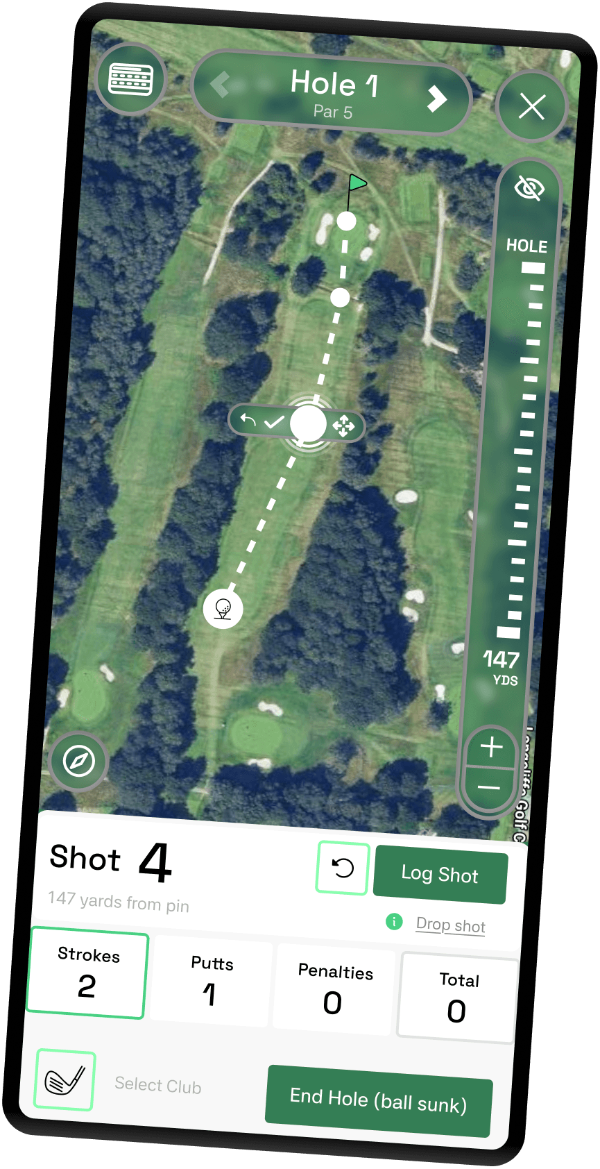 Easy shot GPS tracking, straight from your phone